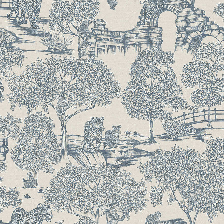 Samar Wallpaper - Light Blue - Holden Décor - 91812 - Premier Wallcovering