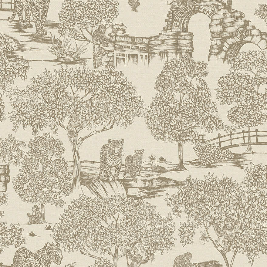 Samar Wallpaper - Neutral - Holden Décor - 91810 - Premier Wallcovering