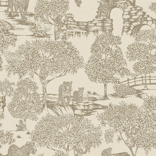 Samar Wallpaper - Neutral - Holden Décor - 91810 - Premier Wallcovering