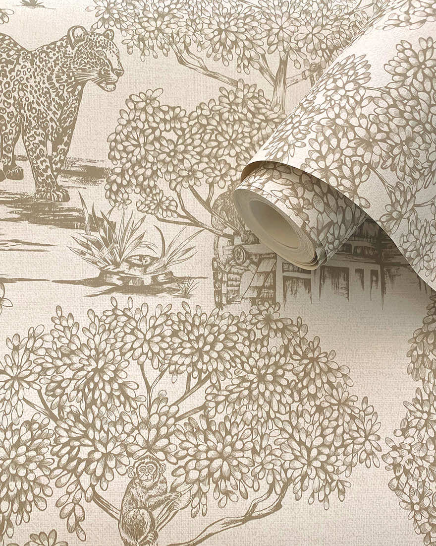 Samar Wallpaper - Neutral - Holden Décor - 91810 - Premier Wallcovering
