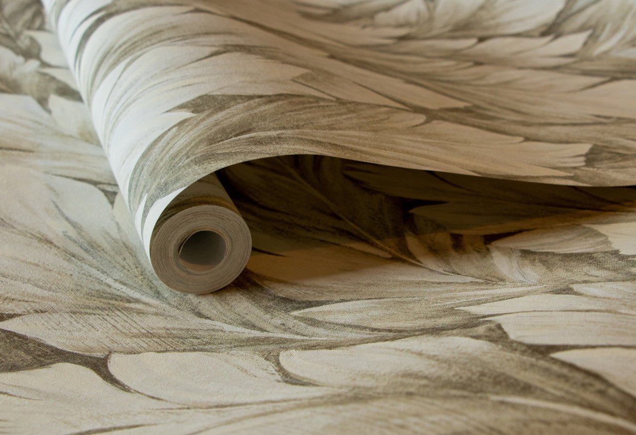Samoa Tropical Wallpaper - Coconut - Hohenberger - 26709 - Premier Wallcovering