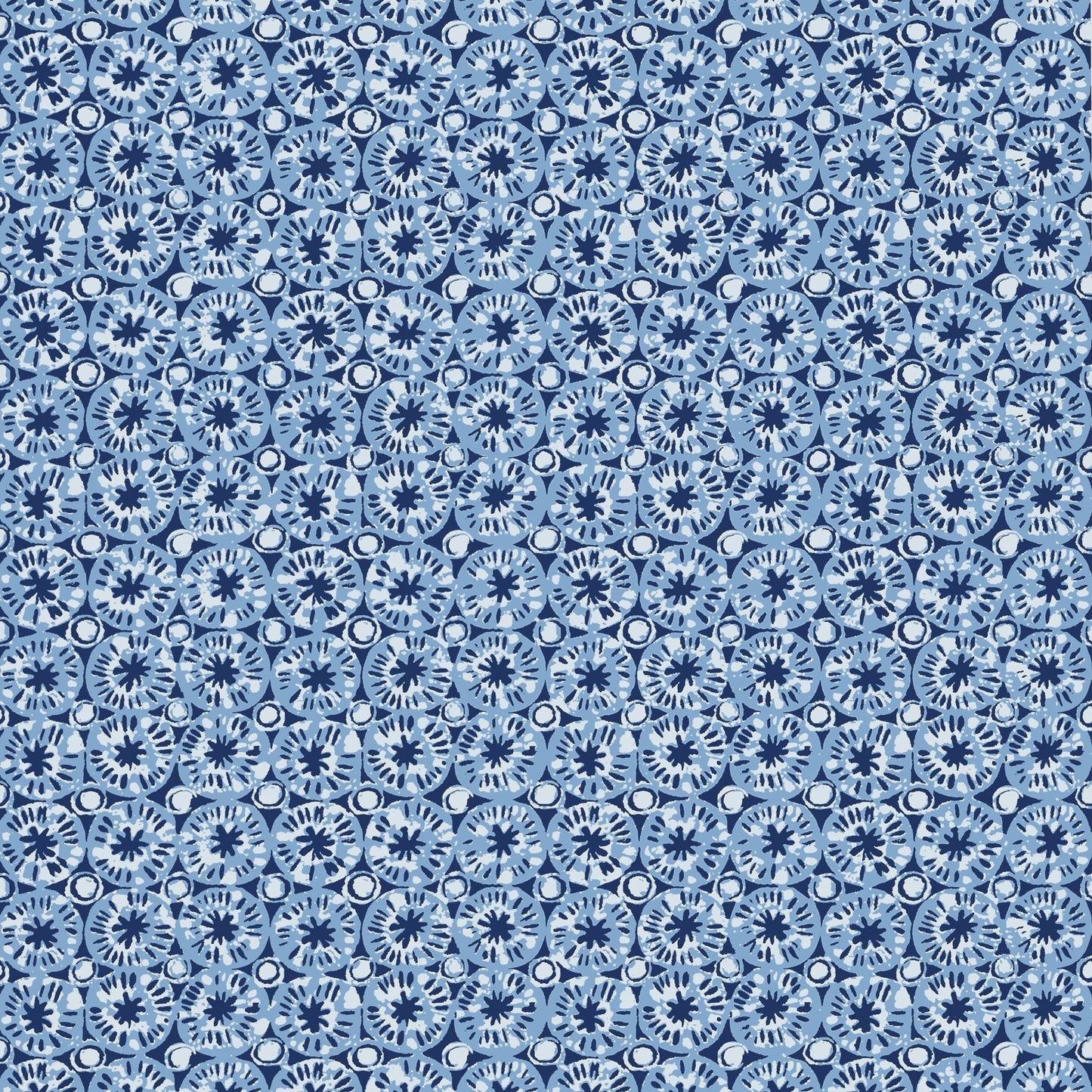 Sand Dollar Wallpaper - Blue - Thibaut - T15855 - Premier Wallcovering