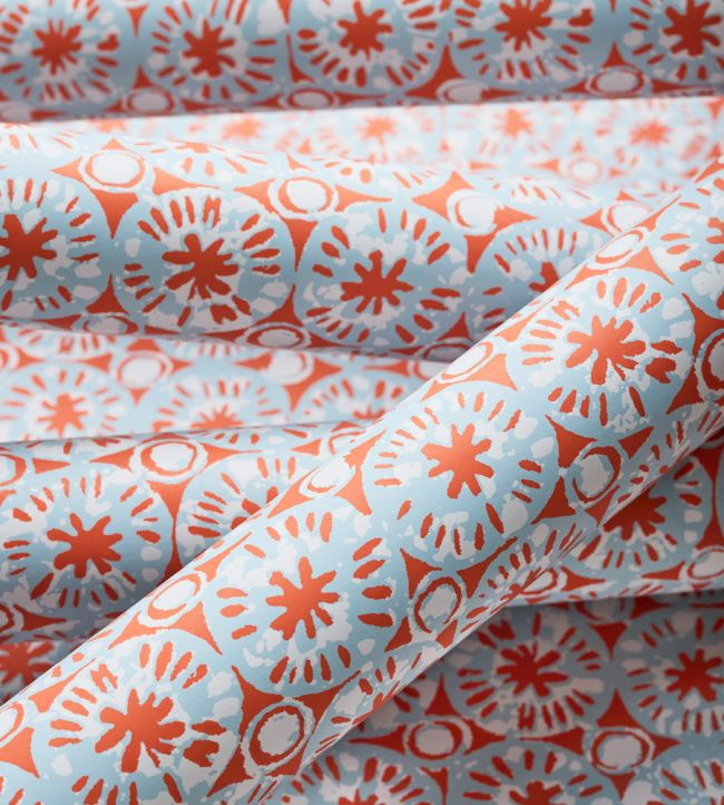 Sand Dollar Wallpaper - Blue - Thibaut - T15855 - Premier Wallcovering