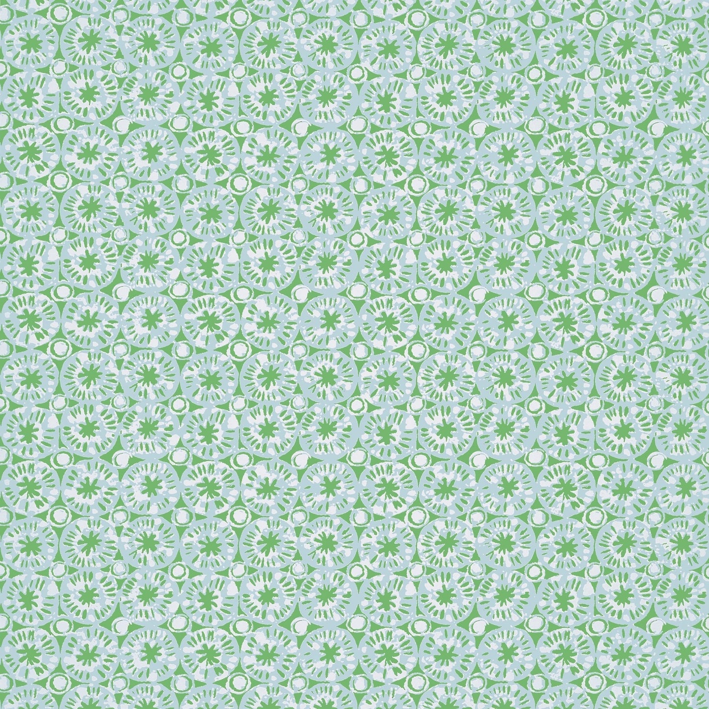 Sand Dollar Wallpaper - Green & Blue - Thibaut - T15856 - Premier Wallcovering
