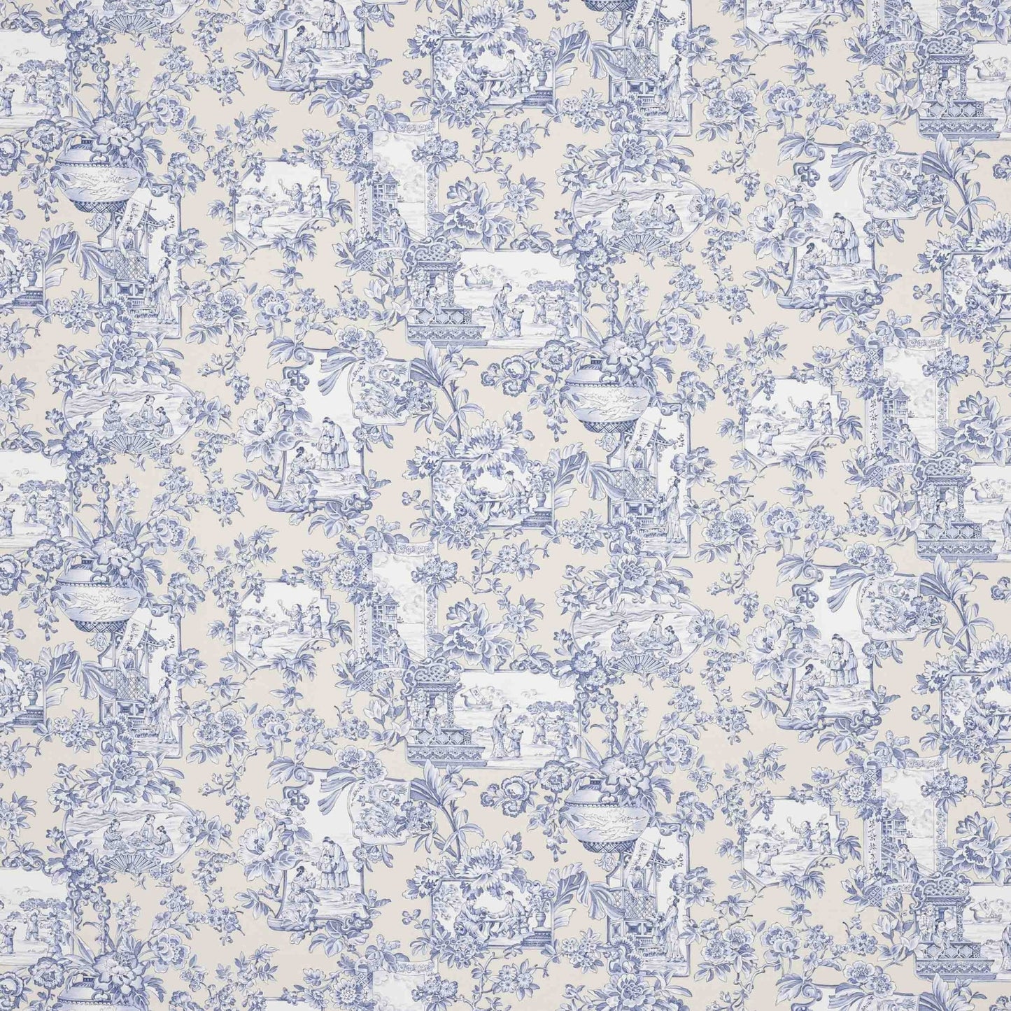 Sansha Fabric - Saphir - Manuel Canovas - M4177-01 - Premier Wallcovering