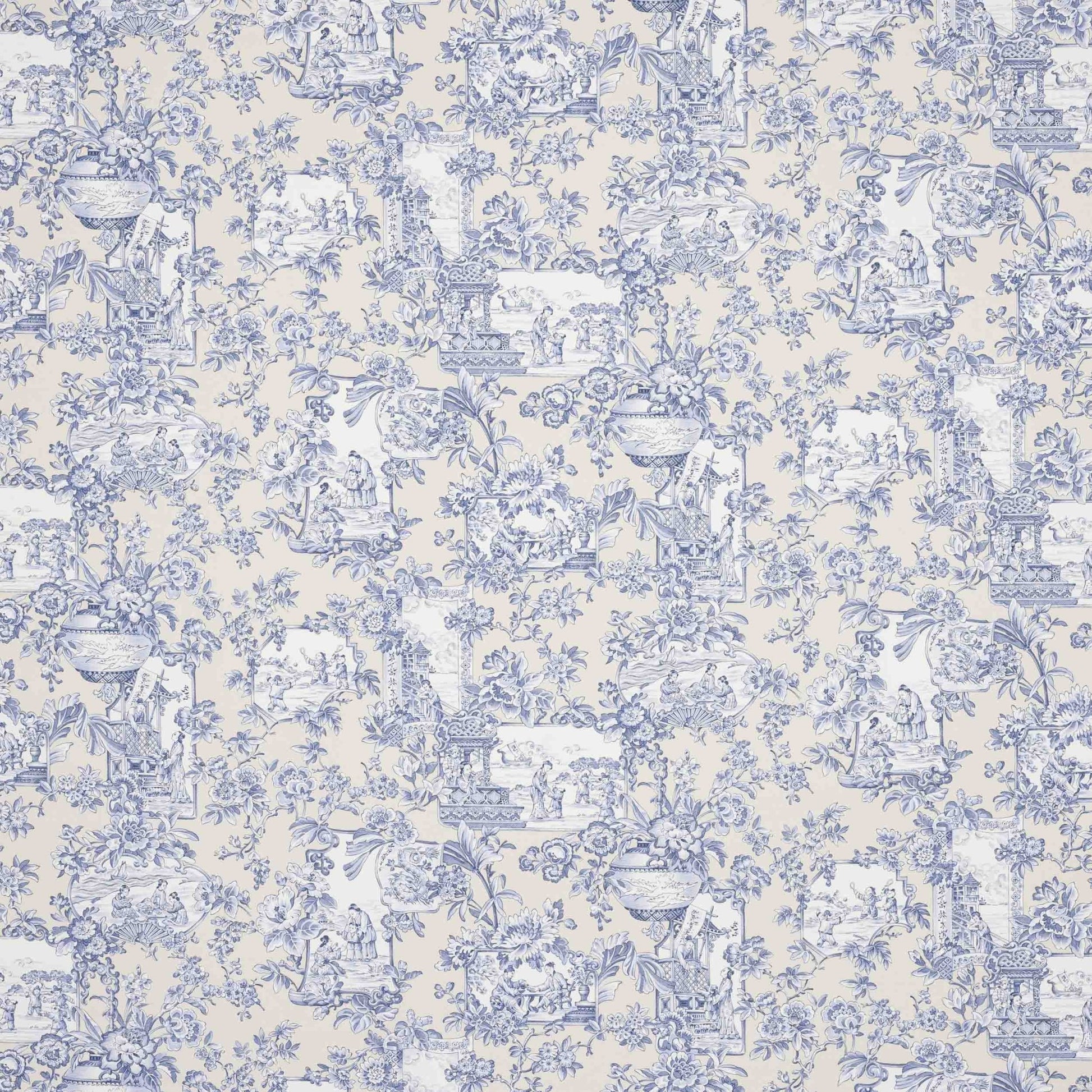 Sansha Fabric - Saphir - Manuel Canovas - M4177-01 - Premier Wallcovering