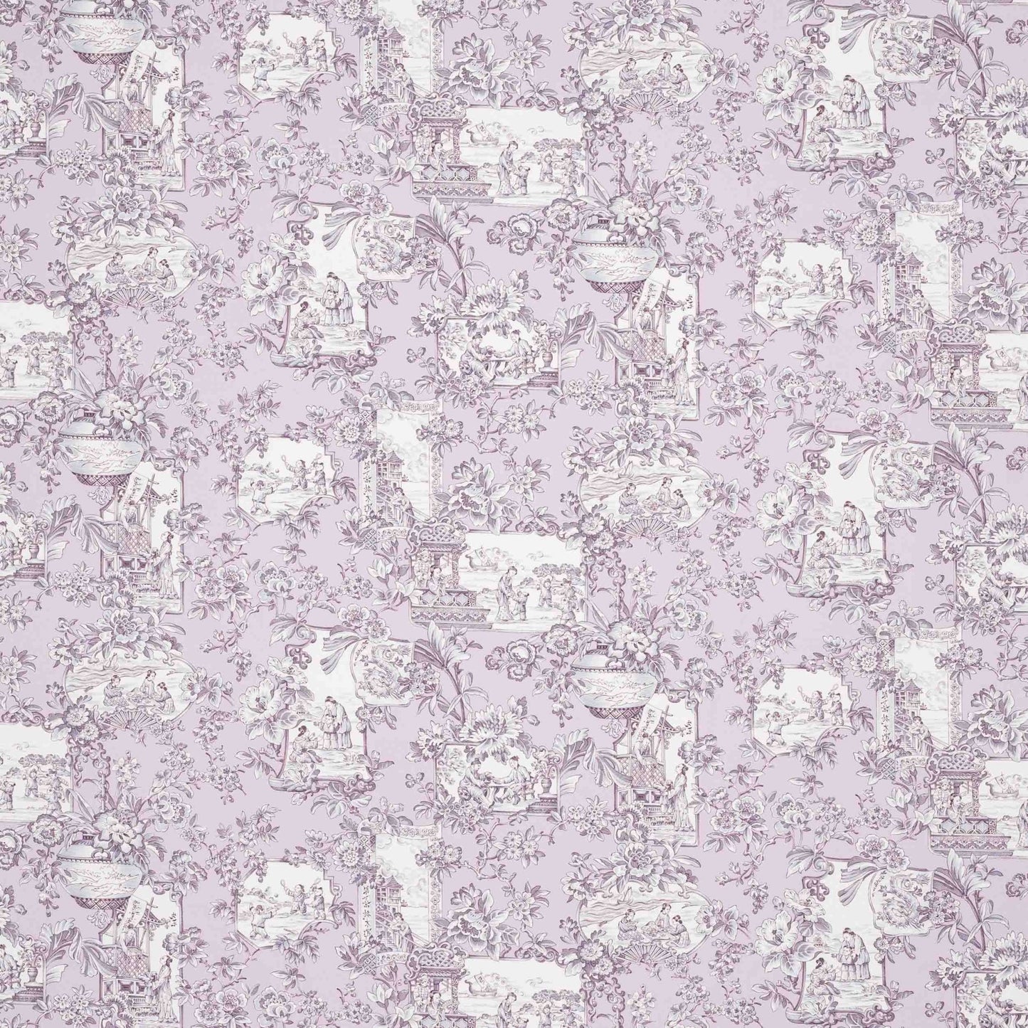 Sansha Fabric - Lilas - Manuel Canovas - M4177-02 - Premier Wallcovering