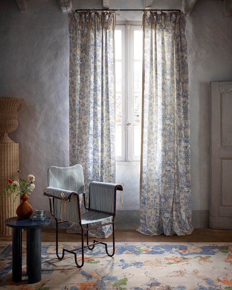 Sansha Fabric - Saphir - Manuel Canovas - M4177-01 - Premier Wallcovering