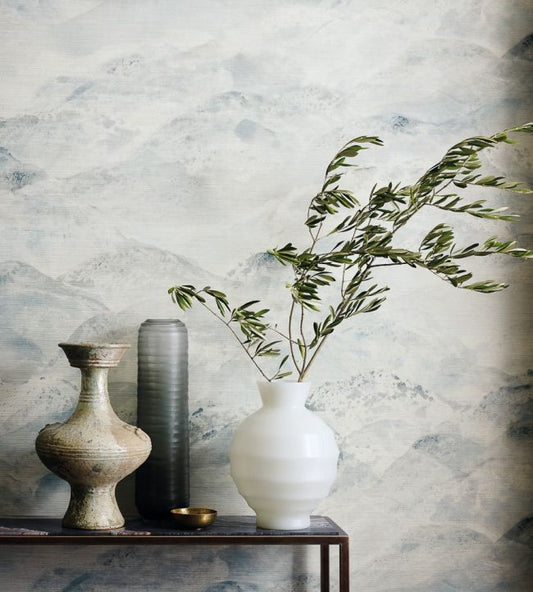 Sansui Wallpaper - Snow Peaks - ZAKA312503 - Zoffany - Premier Wallcovering