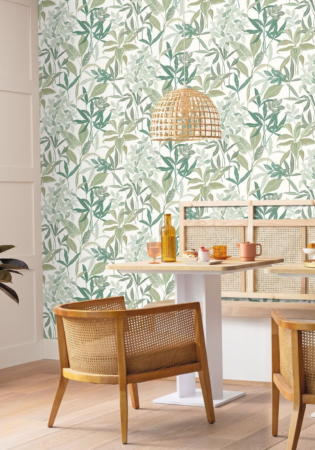 Santiago Wallpaper - Vert De Gris - Caselio - 103850788 - Premier Wallcovering