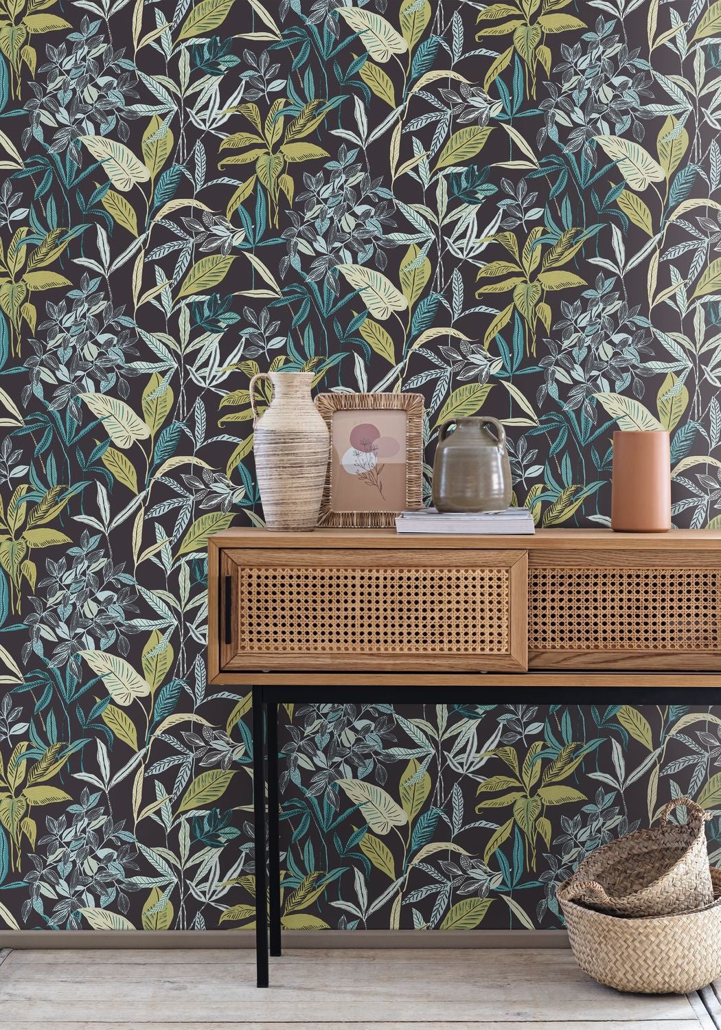 Santiago Wallpaper - Emeraude - Caselio - 103859705 - Premier Wallcovering