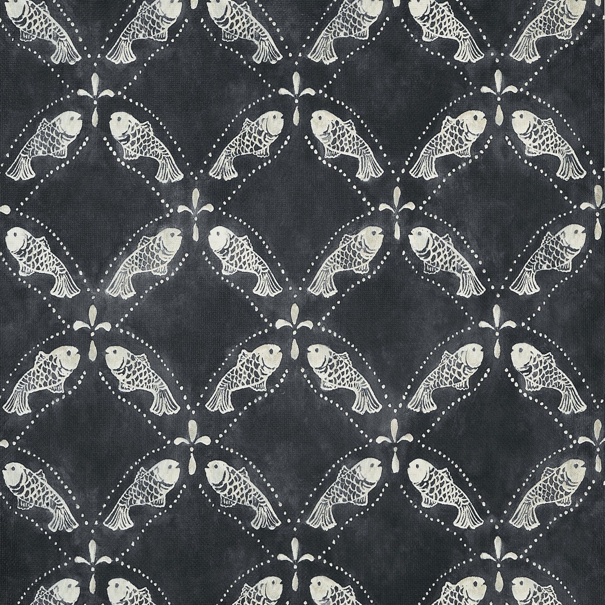 Santorini Wallpaper - Black - Thibaut - T15833 - Premier Wallcovering