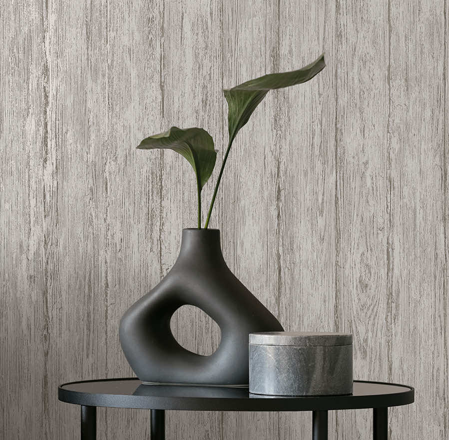 Sapele Wallpaper - Grey - Holden Décor - 66151 - Premier Wallcovering