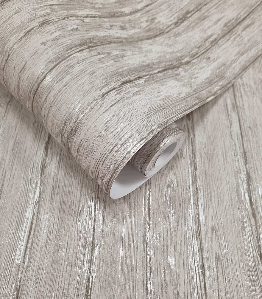 Sapele Wallpaper - Grey - Holden Décor - 66151 - Premier Wallcovering