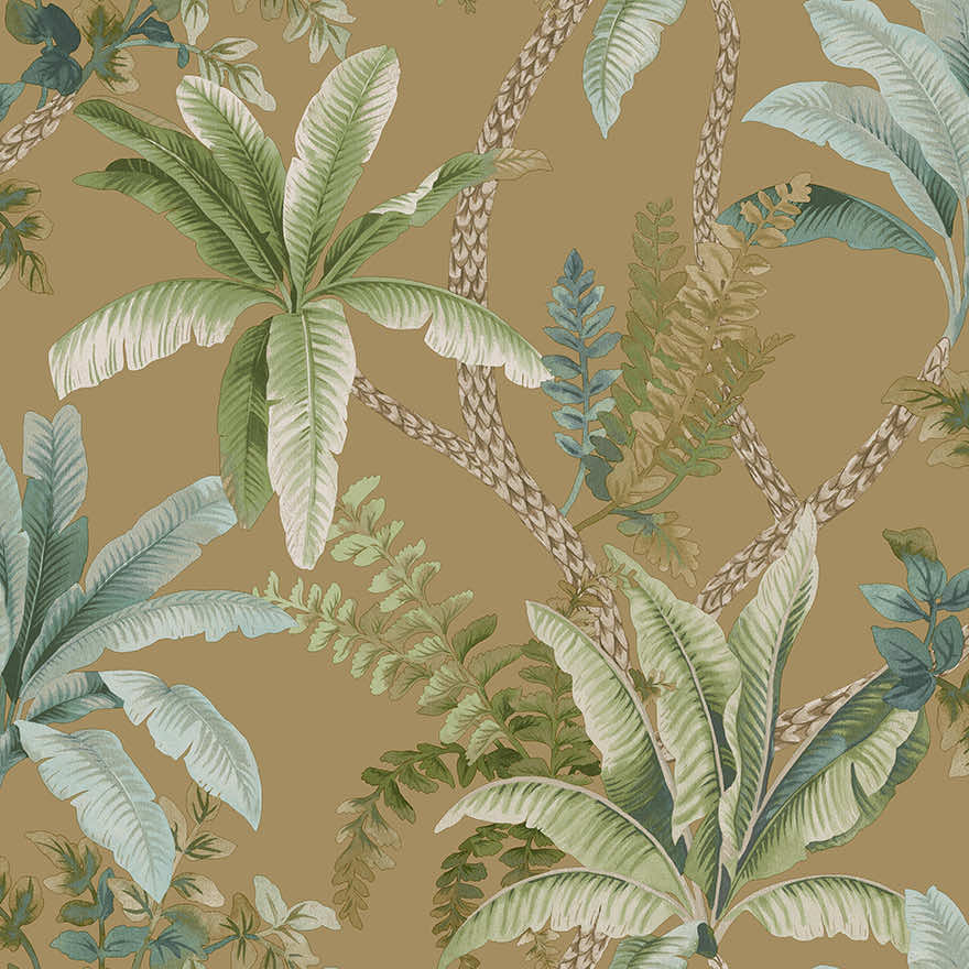Saranda Wallpaper - Gold - Holden Décor - 91822 - Premier Wallcovering
