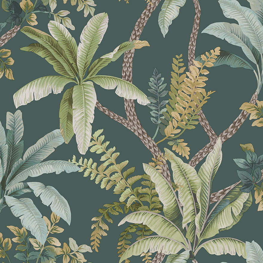 Saranda Wallpaper - Teal - Holden Décor - 91821 - Premier Wallcovering