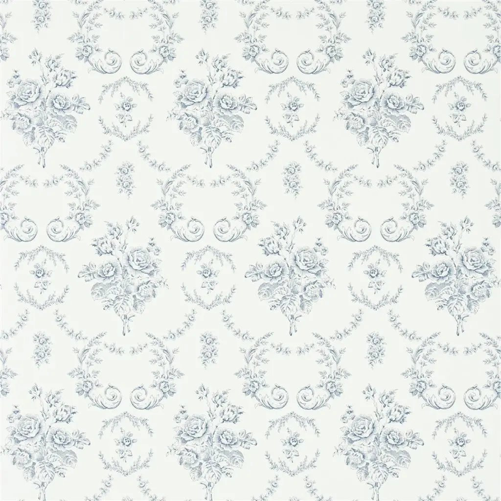 Saratoga Toile Wallpaper - Iris - Ralph Lauren - PRL033/01 - Premier Wallcovering
