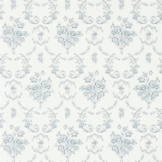 Saratoga Toile Wallpaper - Iris - Ralph Lauren - PRL033/01 - Premier Wallcovering