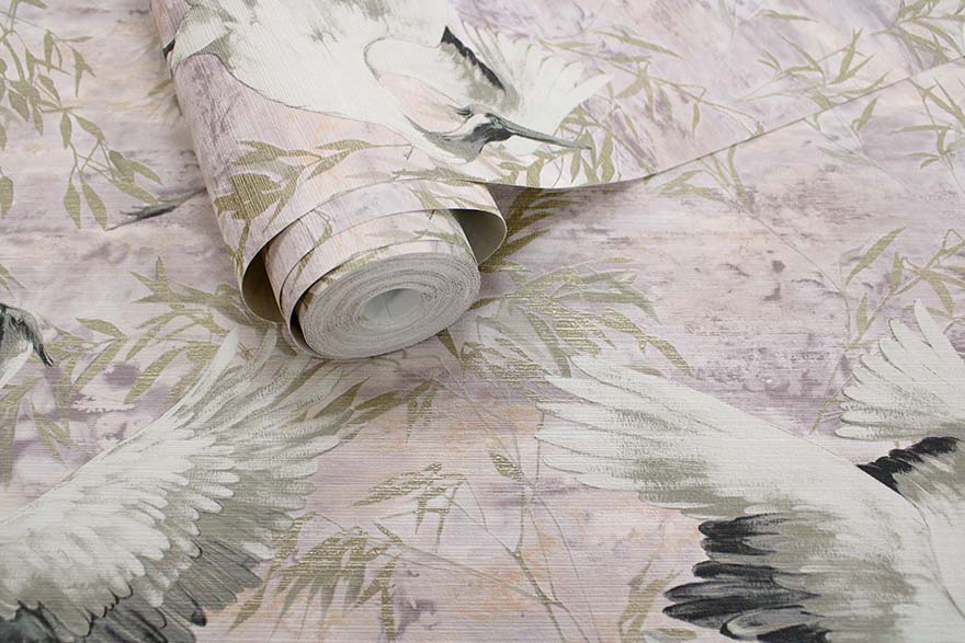 Sarus Wallpaper - Pink - Holden Décor - 36101 - Premier Wallcovering