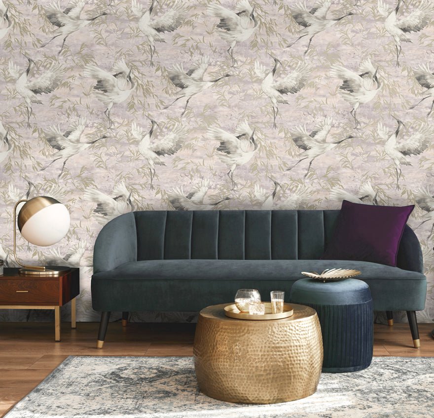 Sarus Wallpaper - Pink - Holden Décor - 36101 - Premier Wallcovering