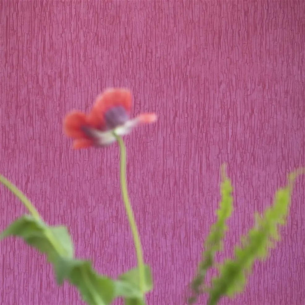 Sashiko Wallpaper - Fuchsia - Designers Guild - PDG1040/10 - Premier Wallcovering