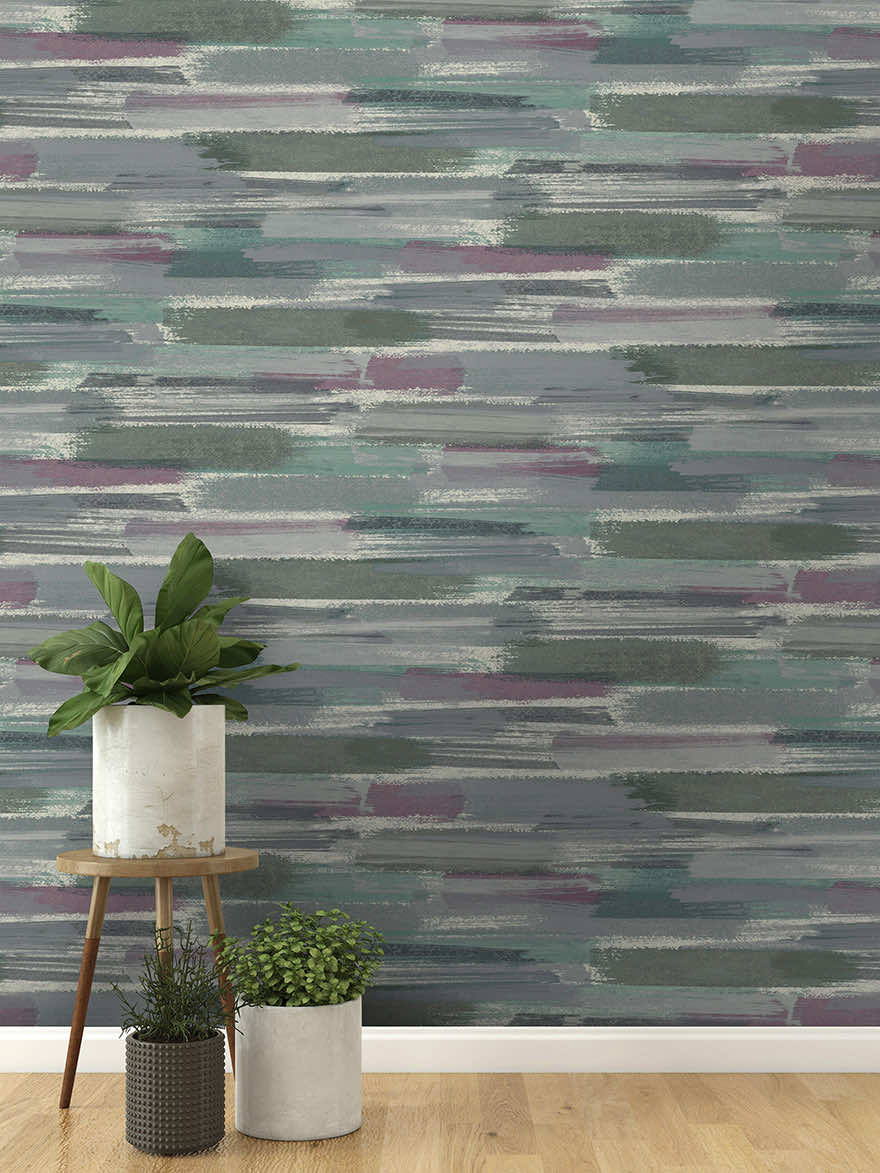Sasso Wallpaper - Blue/Pink - Holden Décor - 91663 - Premier Wallcovering