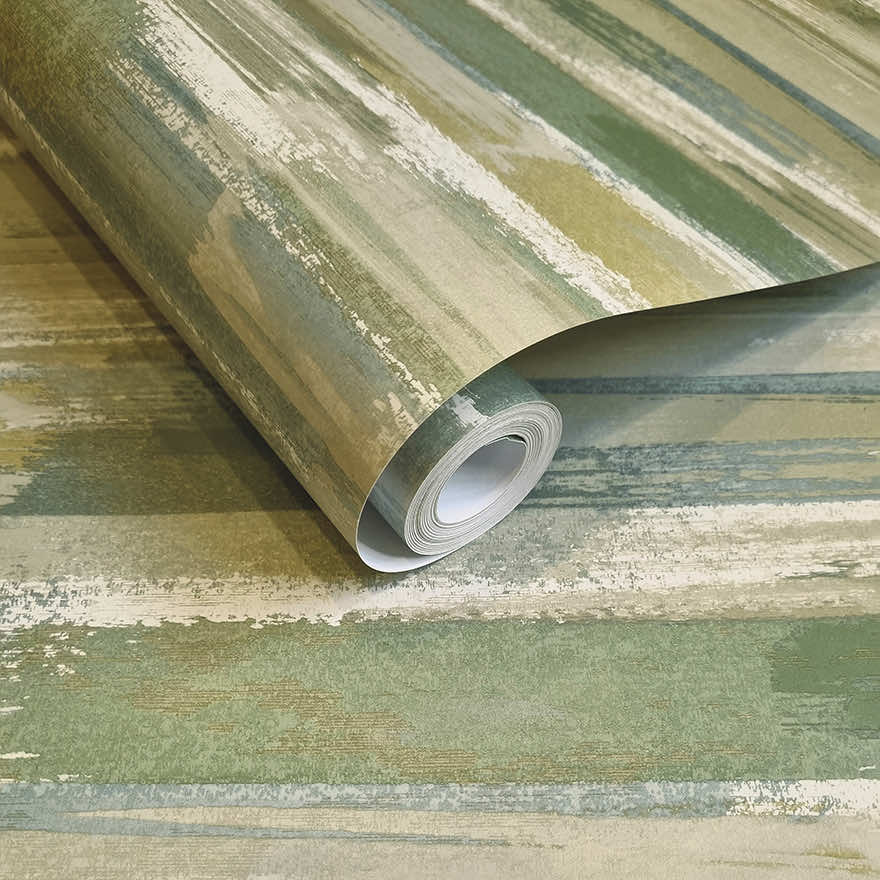 Sasso Wallpaper - Green/Yellow - Holden Décor - 91661 - Premier Wallcovering