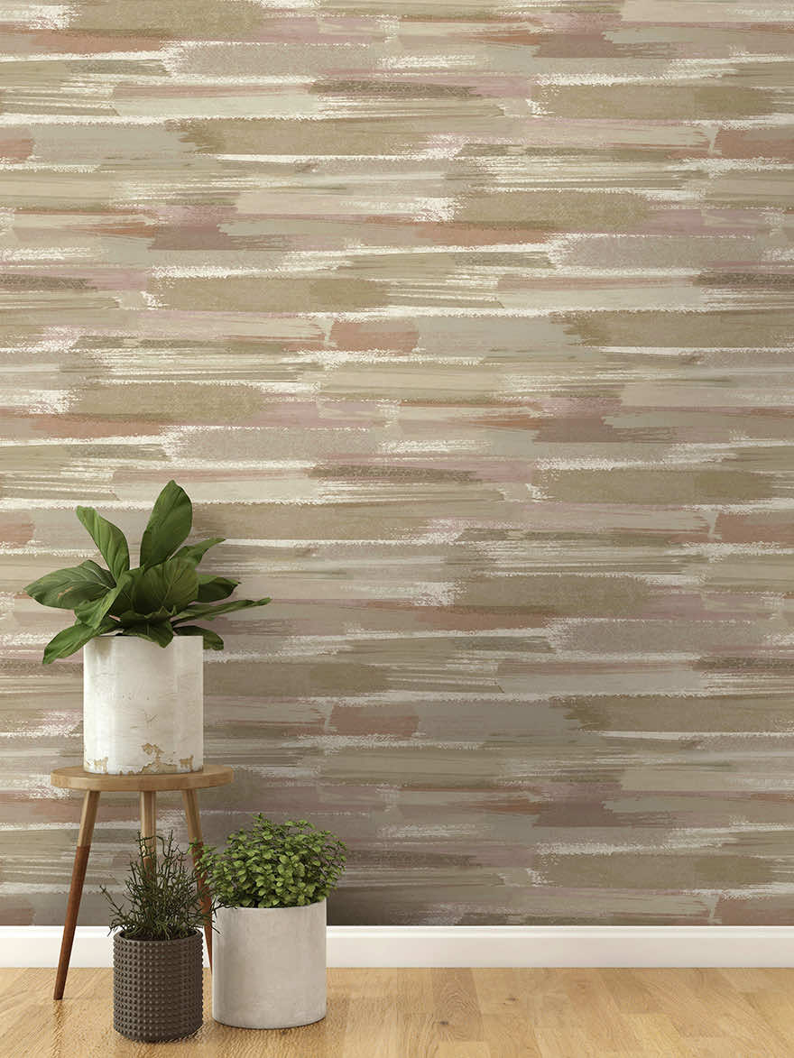 Sasso Wallpaper - Beige/Coral - Holden Décor - 91660 - Premier Wallcovering