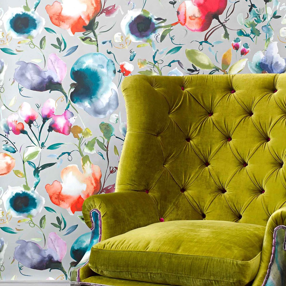 Satanta Wallpaper - Lotus - Voyage Maison - SATANTA/WPO/LOT - Premier Wallcovering