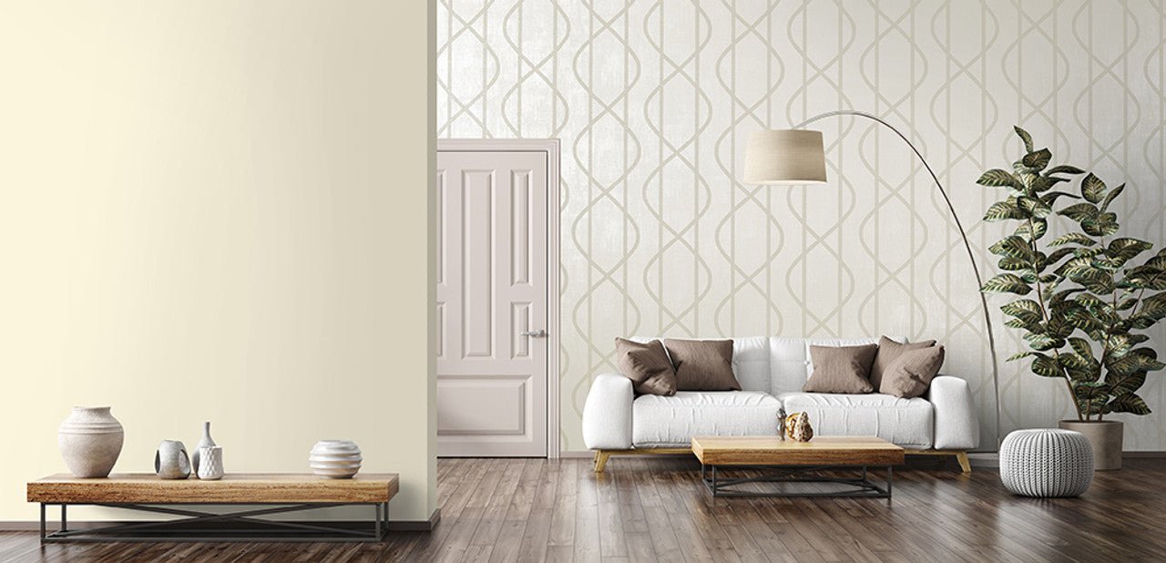 Saturn Universe Wallpaper - Oat Beige - Hohenberger - 81219 - Premier Wallcovering