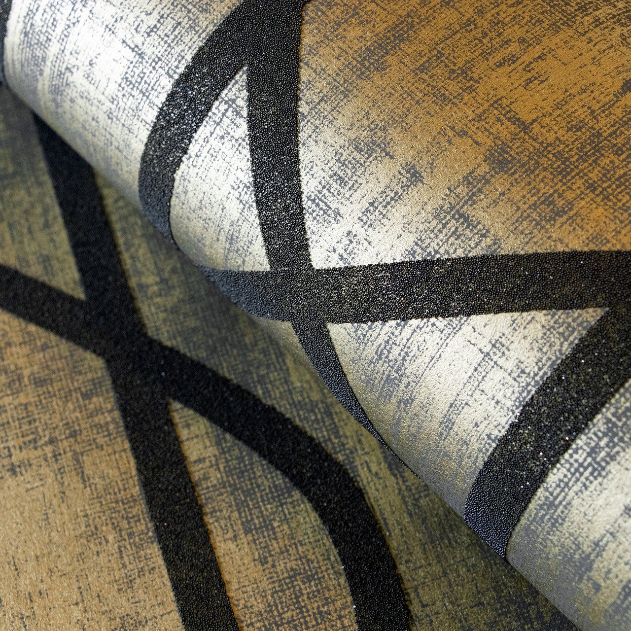 Saturn Universe Wallpaper - Umber Brown - Hohenberger - 51213 - Premier Wallcovering
