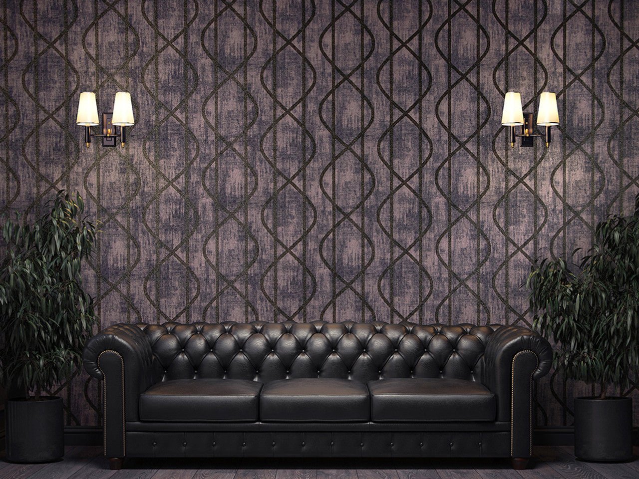 Saturn Universe Wallpaper - Ocean Blue - Hohenberger - 51214 - Premier Wallcovering