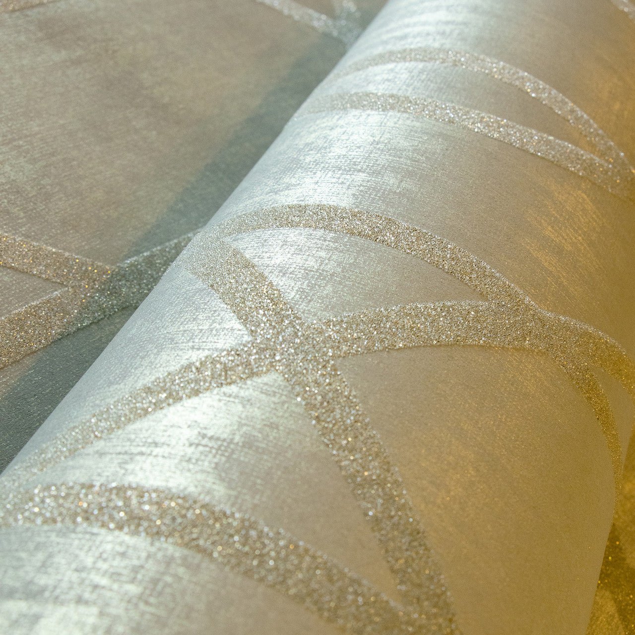 Saturn Universe Wallpaper - Sage Green - Hohenberger - 81221 - Premier Wallcovering