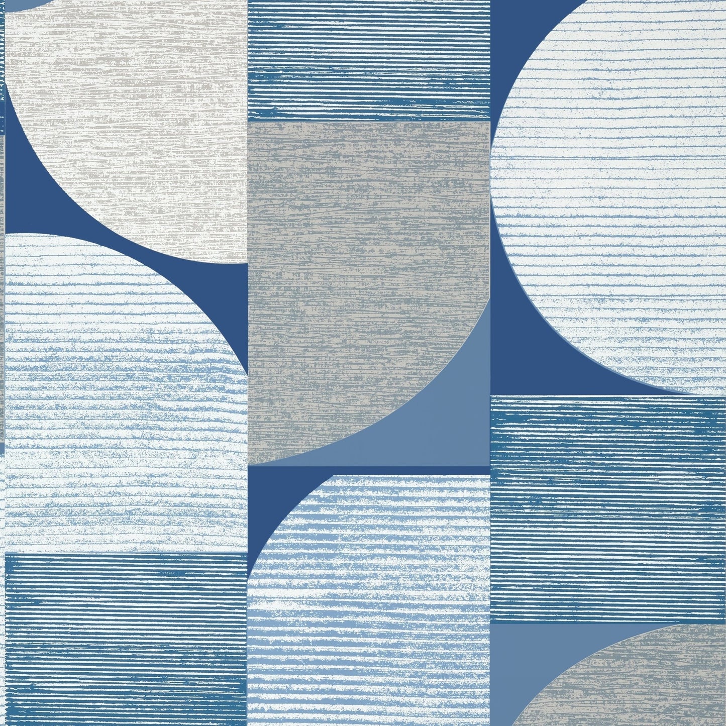 Saturn Wallpaper - Blue - Thibaut - T41025 - Premier Wallcovering