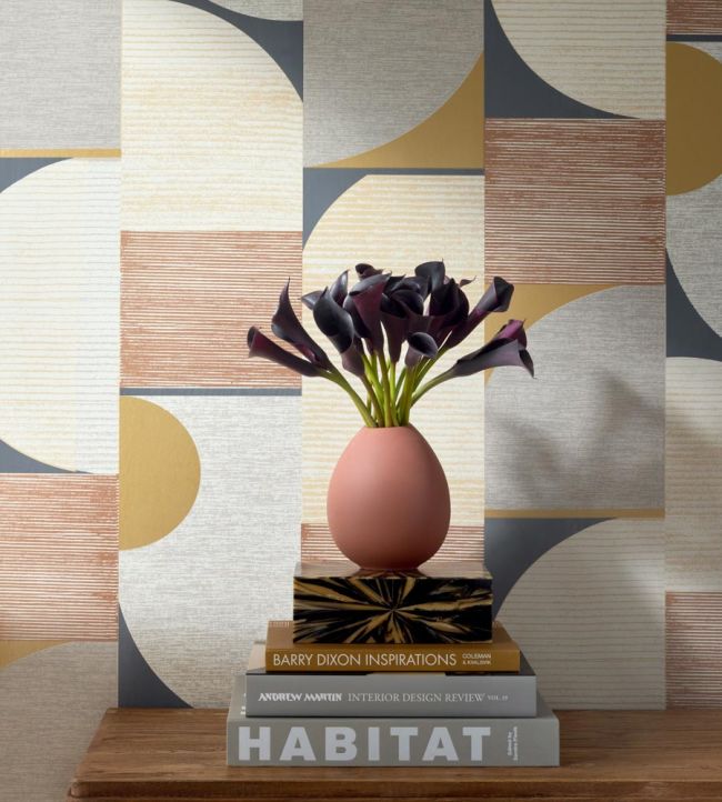 Saturn Wallpaper - Neutral & Pearl - Thibaut - T41024 - Premier Wallcovering