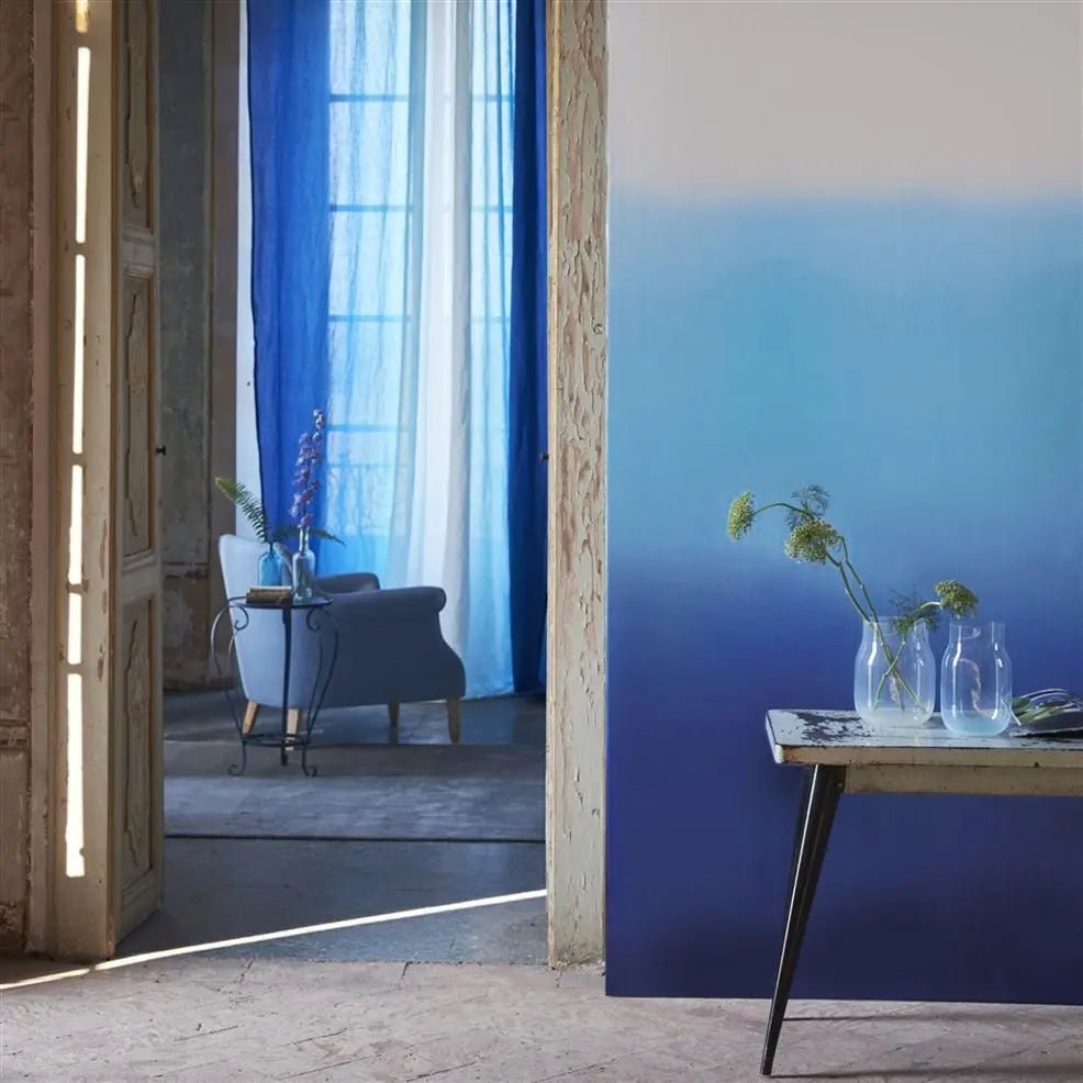 Savoie Wallpaper - Cobalt - Designers Guild - PDG1059/04 - Premier Wallcovering
