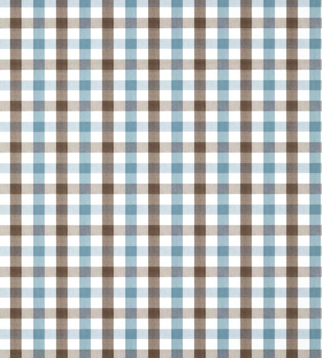 Saybrook Check Wallpaper - Brown and Slate - AT15154 - Anna French - Premier Wallcovering