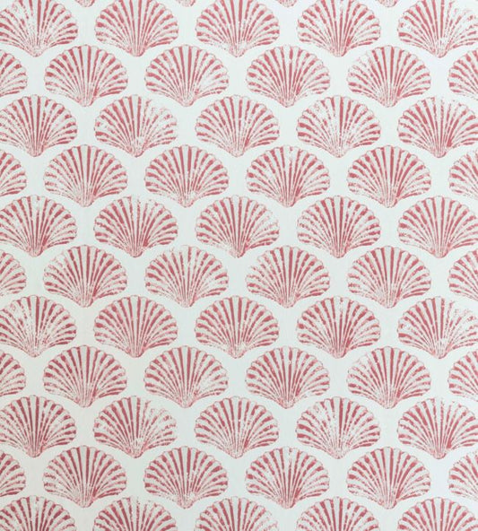 Scallop Shell Wallpaper - Red - BG2100101 - Barneby Gates - Premier Wallcovering
