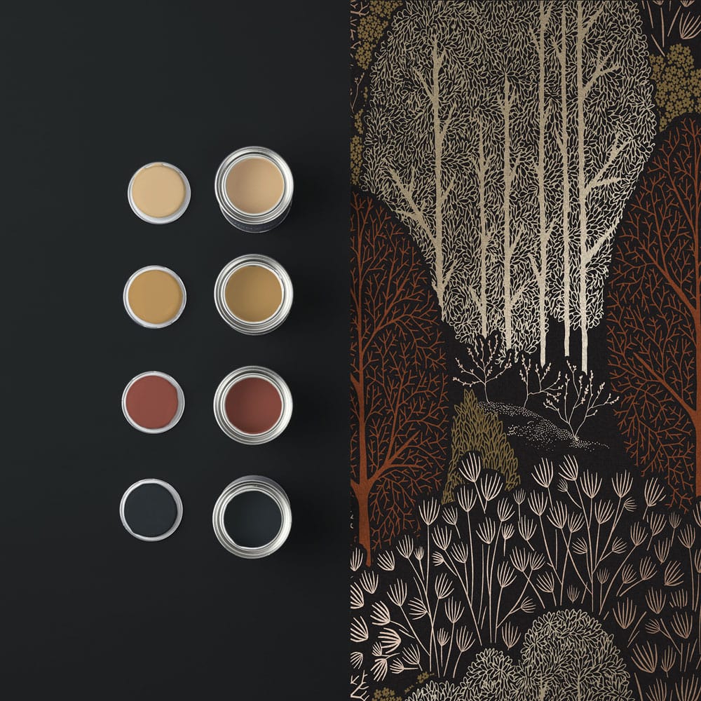 Scandiscape Wallpaper - Alizarin - Graham & Brown - 120646 - Premier Wallcovering