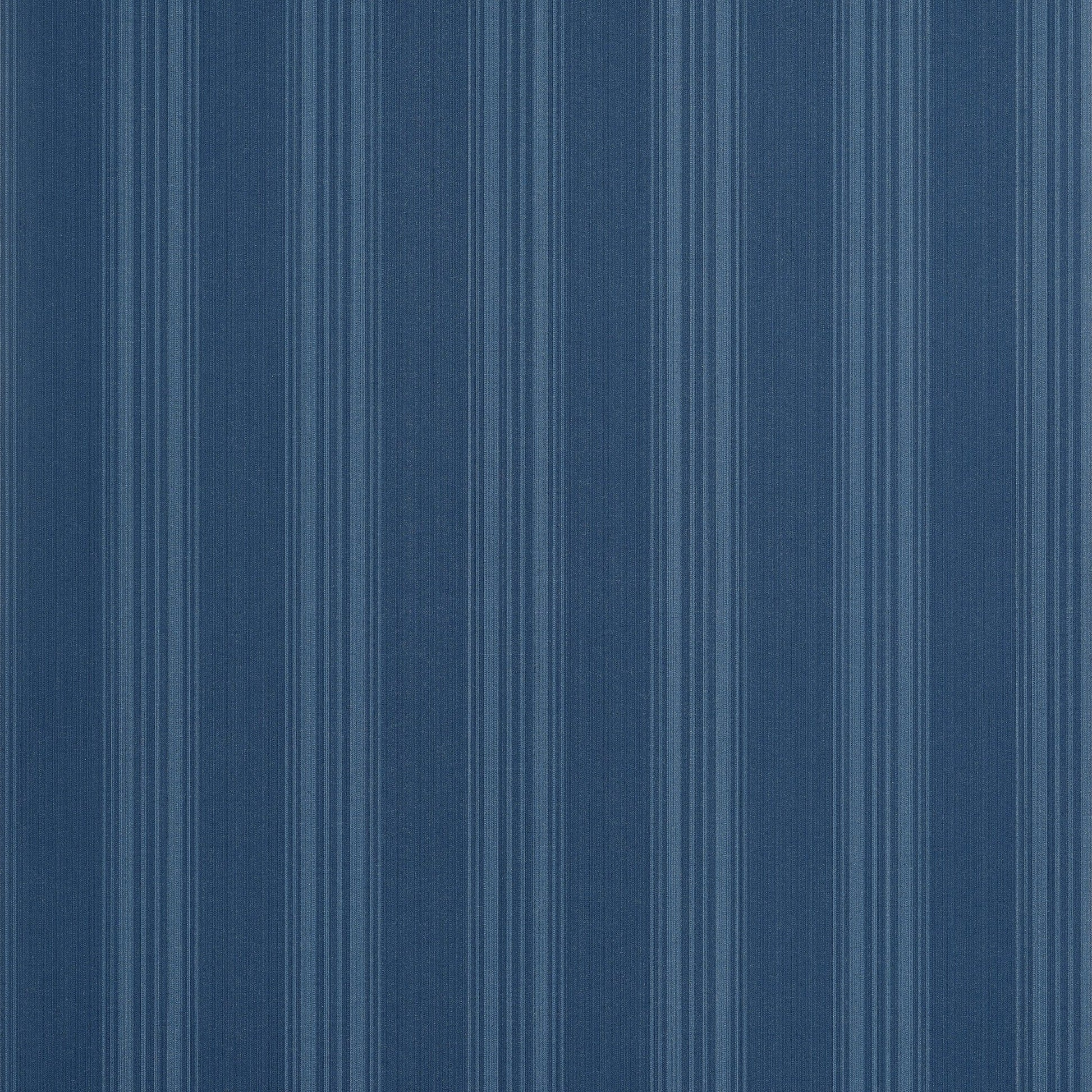 Scarlet Stripe Wallpaper - Navy - Thibaut - T44019 - Premier Wallcovering