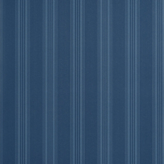 Scarlet Stripe Wallpaper - Navy - Thibaut - T44019 - Premier Wallcovering