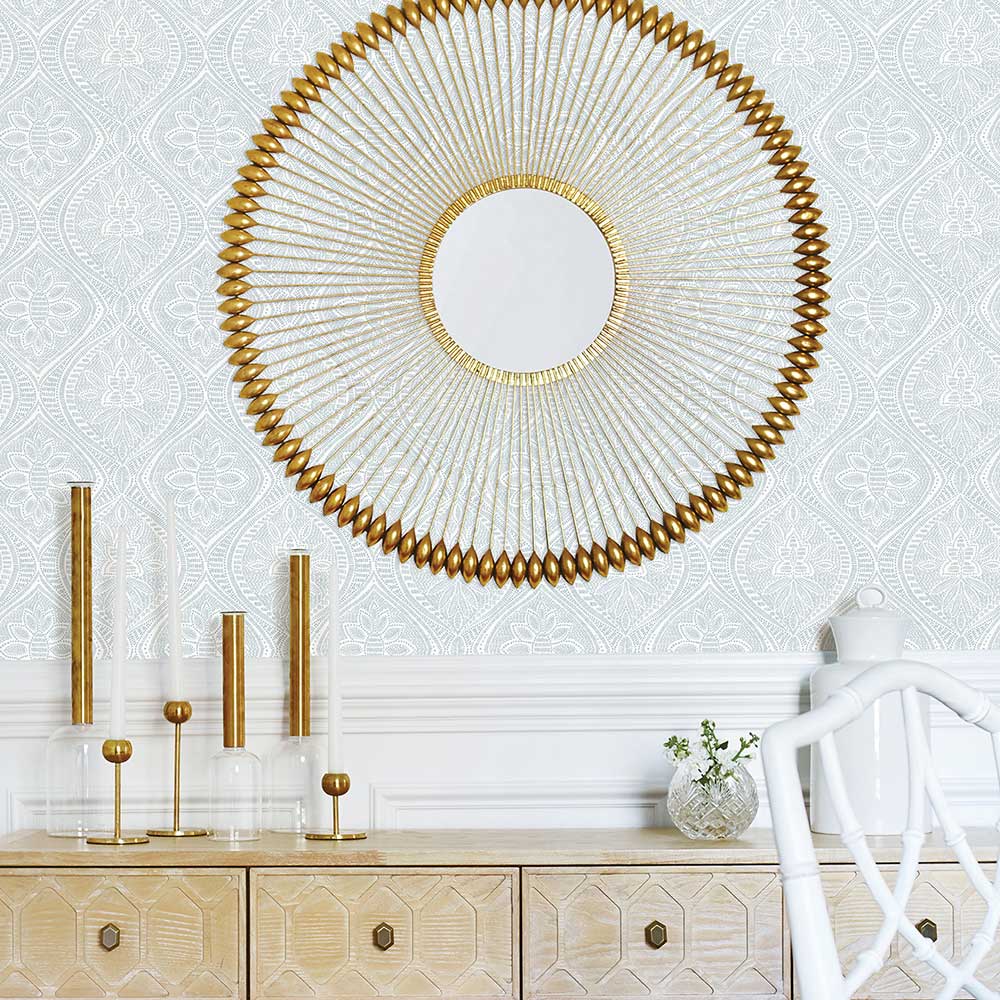 Scout Wallpaper - Blue - A Street Prints - FD26642 - Premier Wallcovering