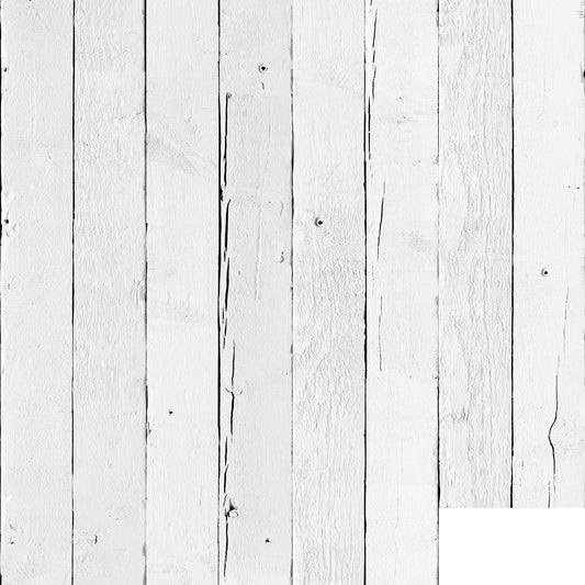 Scrapwood Beams Wallpaper - White - NLXL - PHE - 11 - Premier Wallcovering