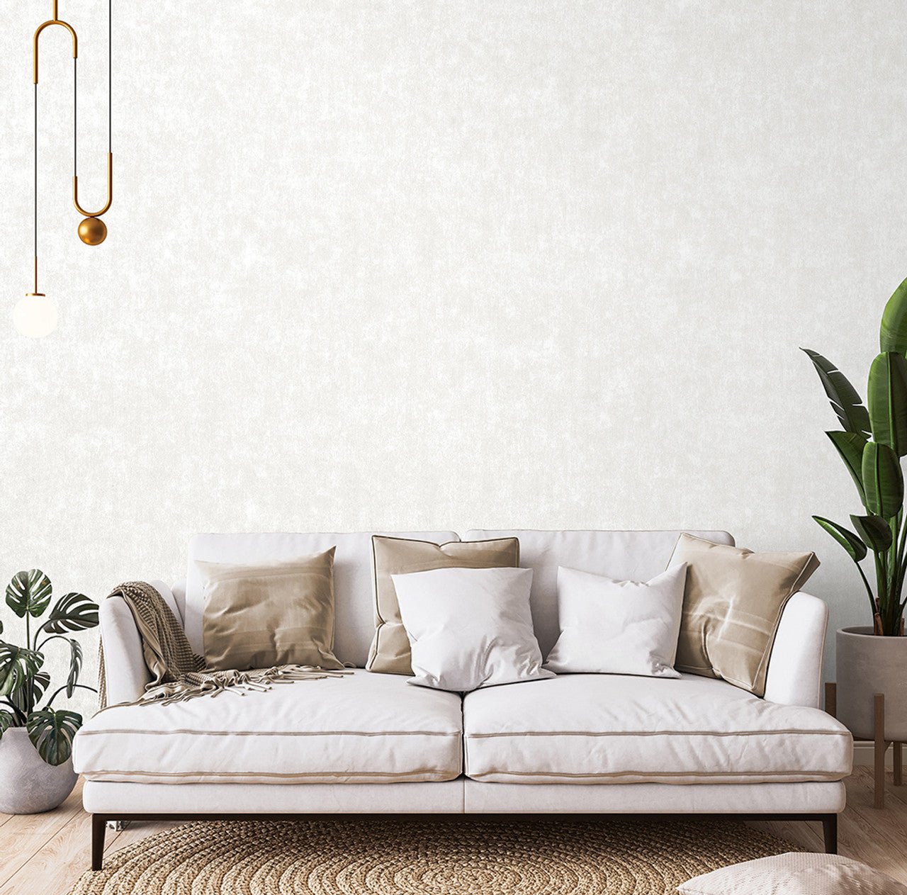 Scratched Plaster Feel Wallpaper - Beige/White - Hohenberger - 64937 - Premier Wallcovering