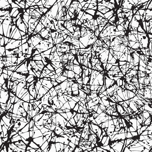 Scribble Wallpaper - Monochrome - Lust Home - LH900201 - Premier Wallcovering