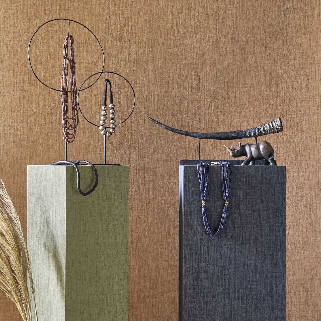 Scribe Babylone Wallpaper - Beige Papyrus - Casadeco - 89751992 - Premier Wallcovering