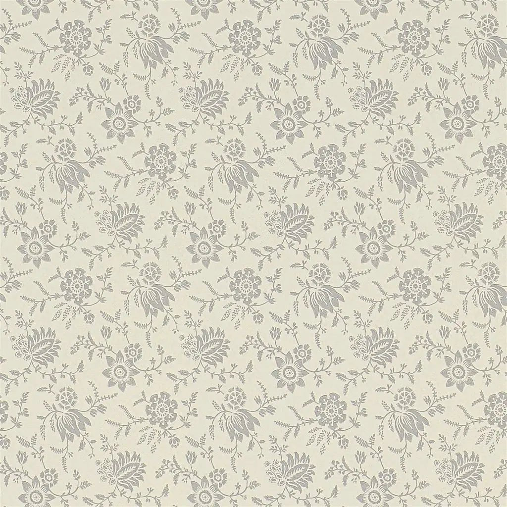 Scrimshaw Floral Wallpaper - Soapstone - Ralph Lauren - PRL5021/03 - Premier Wallcovering