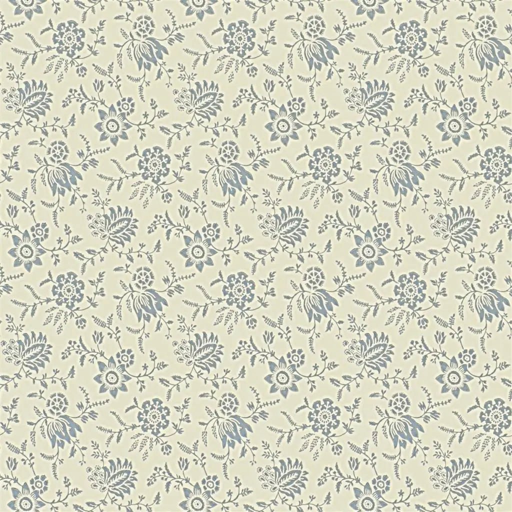 Scrimshaw Floral Wallpaper - Slate - Ralph Lauren - PRL5021/04 - Premier Wallcovering