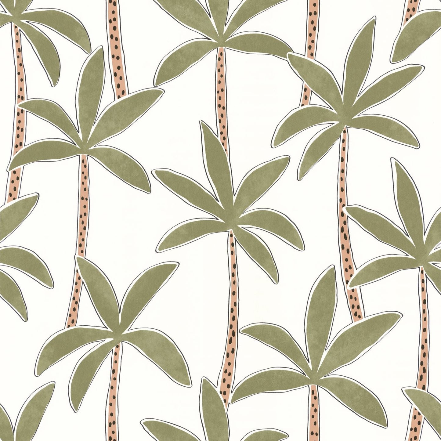 Se Balancer Wallpaper - Kaki - Caselio - 103517300 - Premier Wallcovering