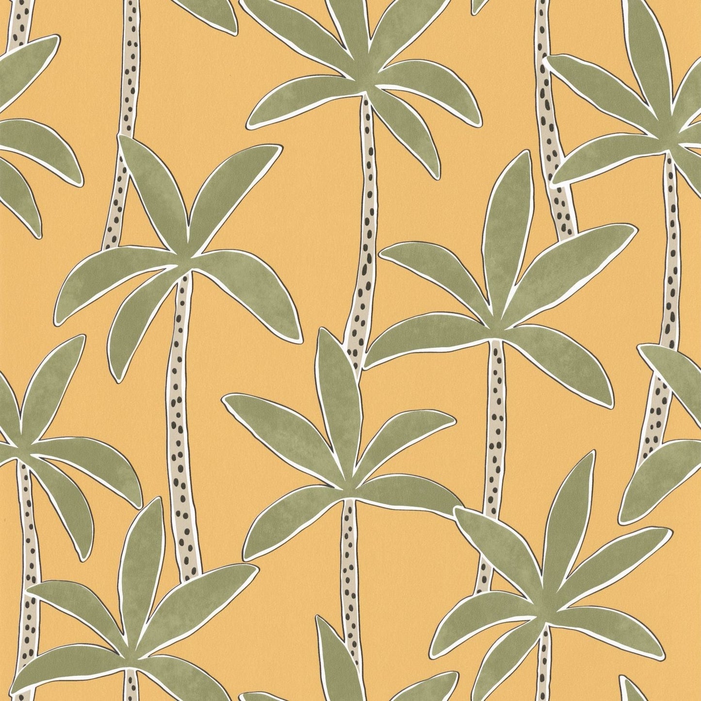 Se Balancer Wallpaper - Curry - Caselio - 103512070 - Premier Wallcovering